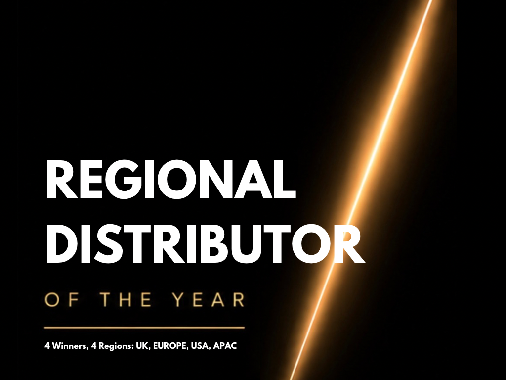 Regional Distributor of the Year (UK, Europe, USA & APAC)